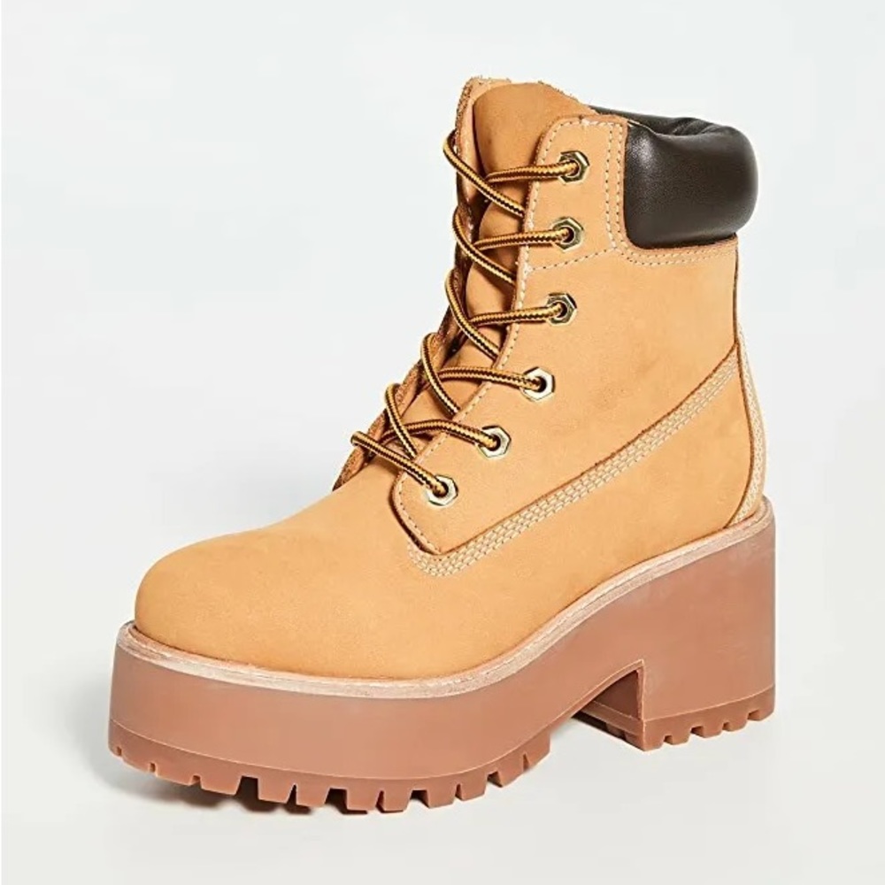 Jeffrey Campbell Women’s Bulldoze Platform Work Style Boots Size 9.5